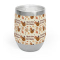 Apple Cider Old Fashioned Wine Tumbler  — Beige Apple Cider Collection Inspired Design