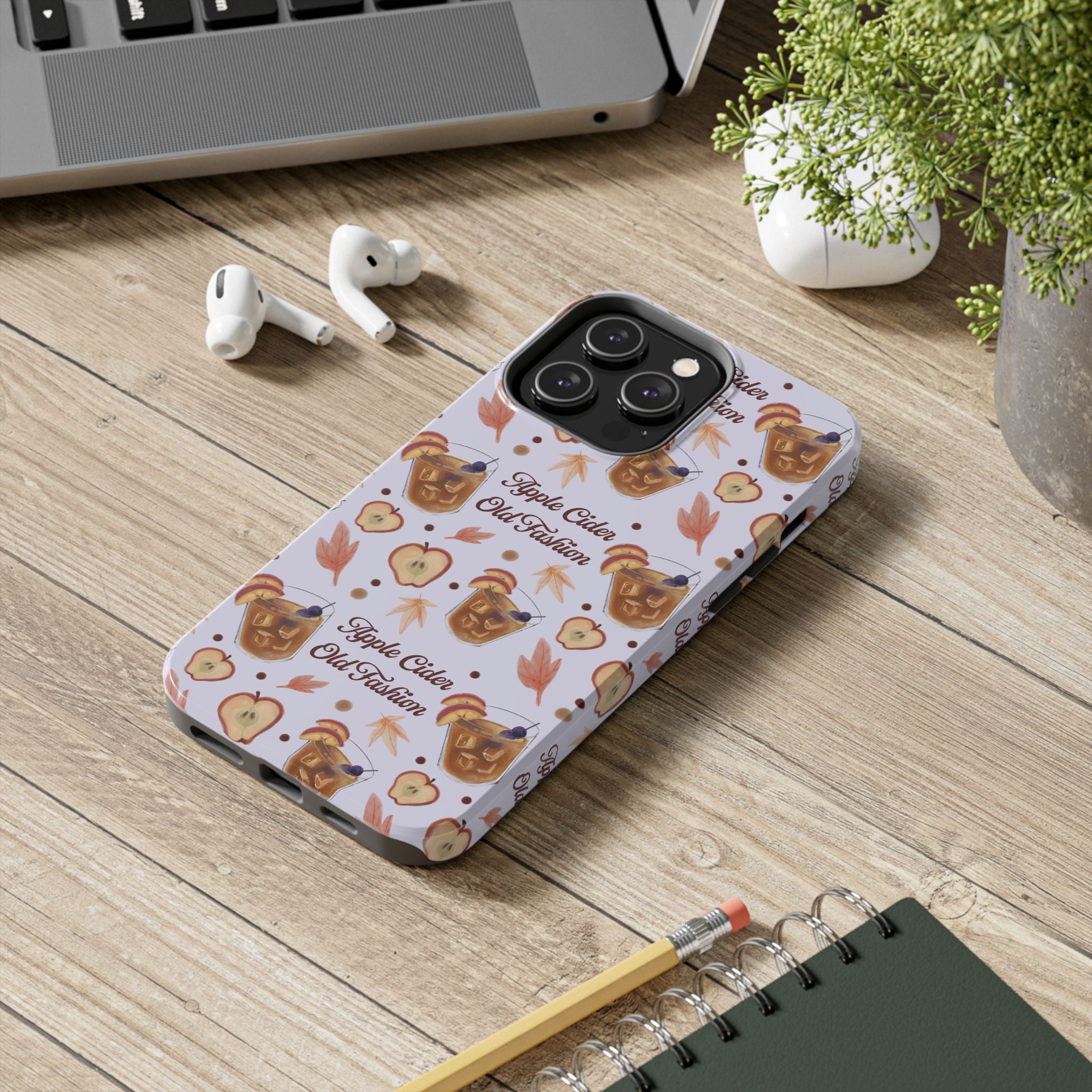 Apple Cider Old Fashioned Tough Phone Case – Light Violet Apple Cider Collection Inspired Design