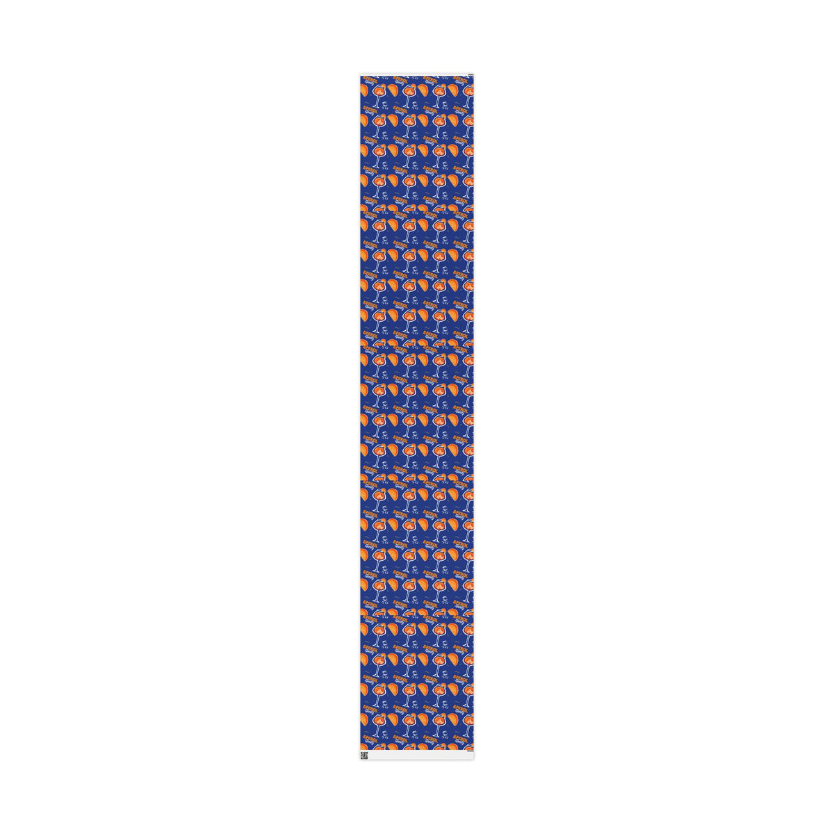 Aperol Spritz Peel Wrapping Paper Roll — Blue Spritz Collection Inspired Design