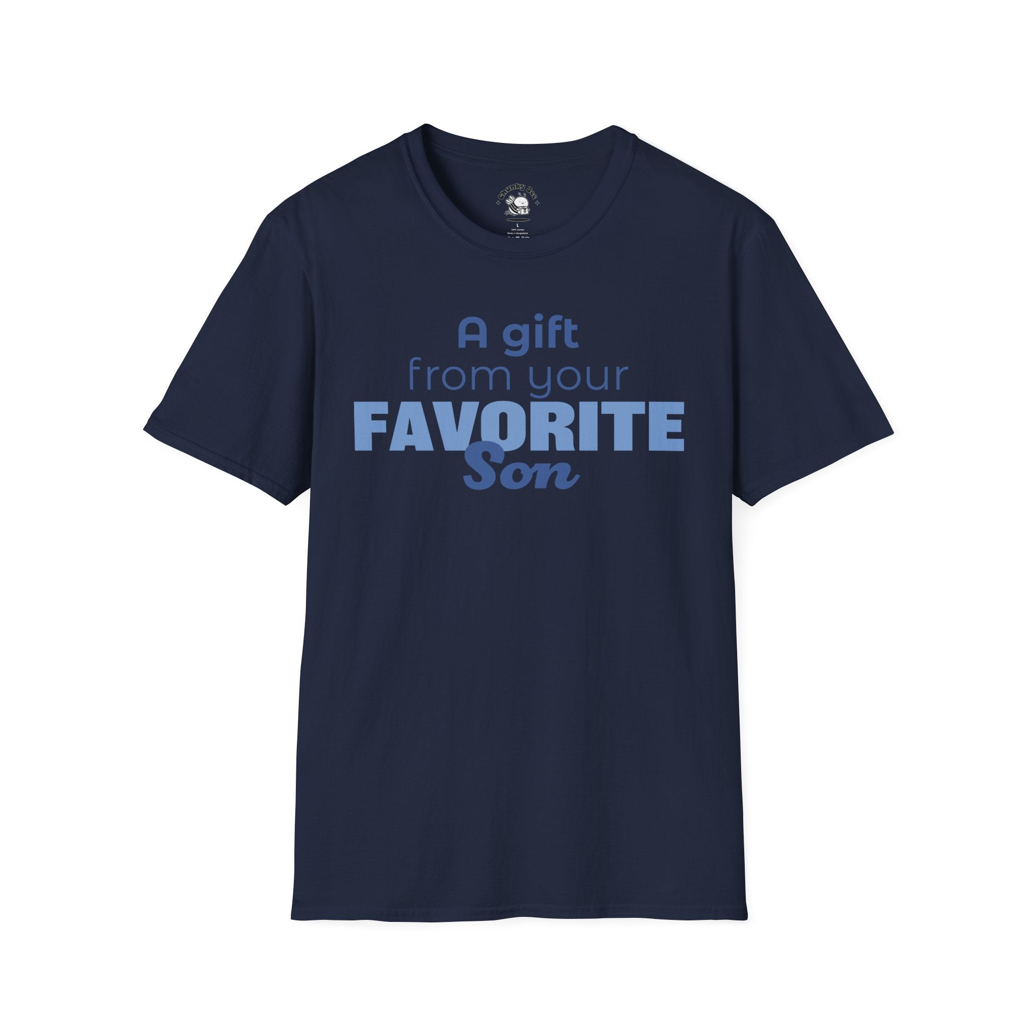 Favorite Son Gift for Mom T-Shirt – Funny Mother’s Day Shirt from Son | Mom Graphic Tee