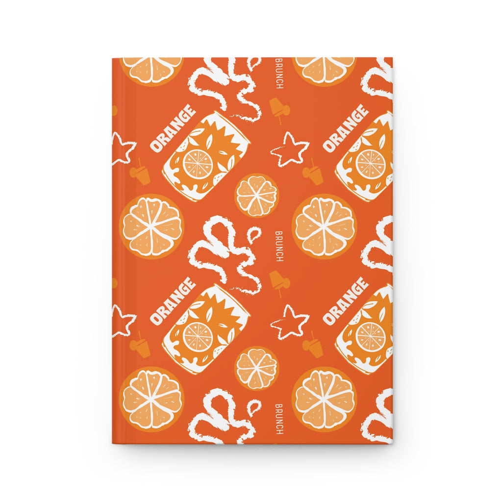 Orange Fruit Brunch Hardcover Journal – Orange Aperol Inspired Design