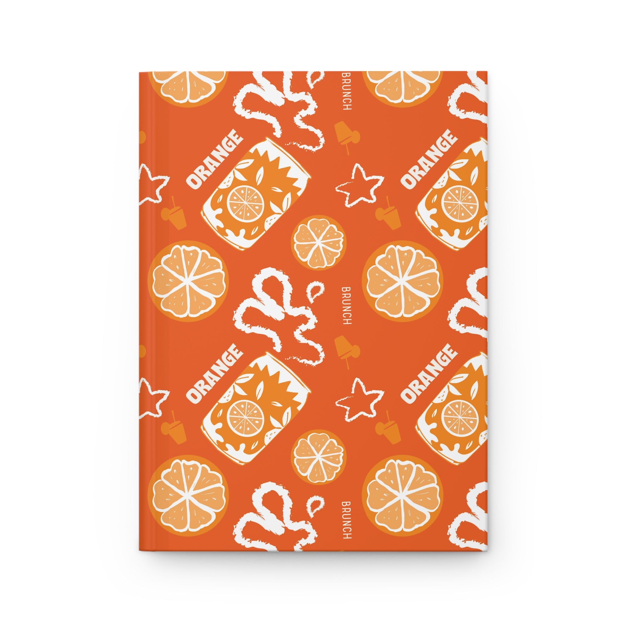 Orange Fruit Brunch Hardcover Journal – Orange Aperol Inspired Design
