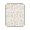 Cin Cin Cocktail Picnic Blanket — White & Orange Aperol Inspired Design