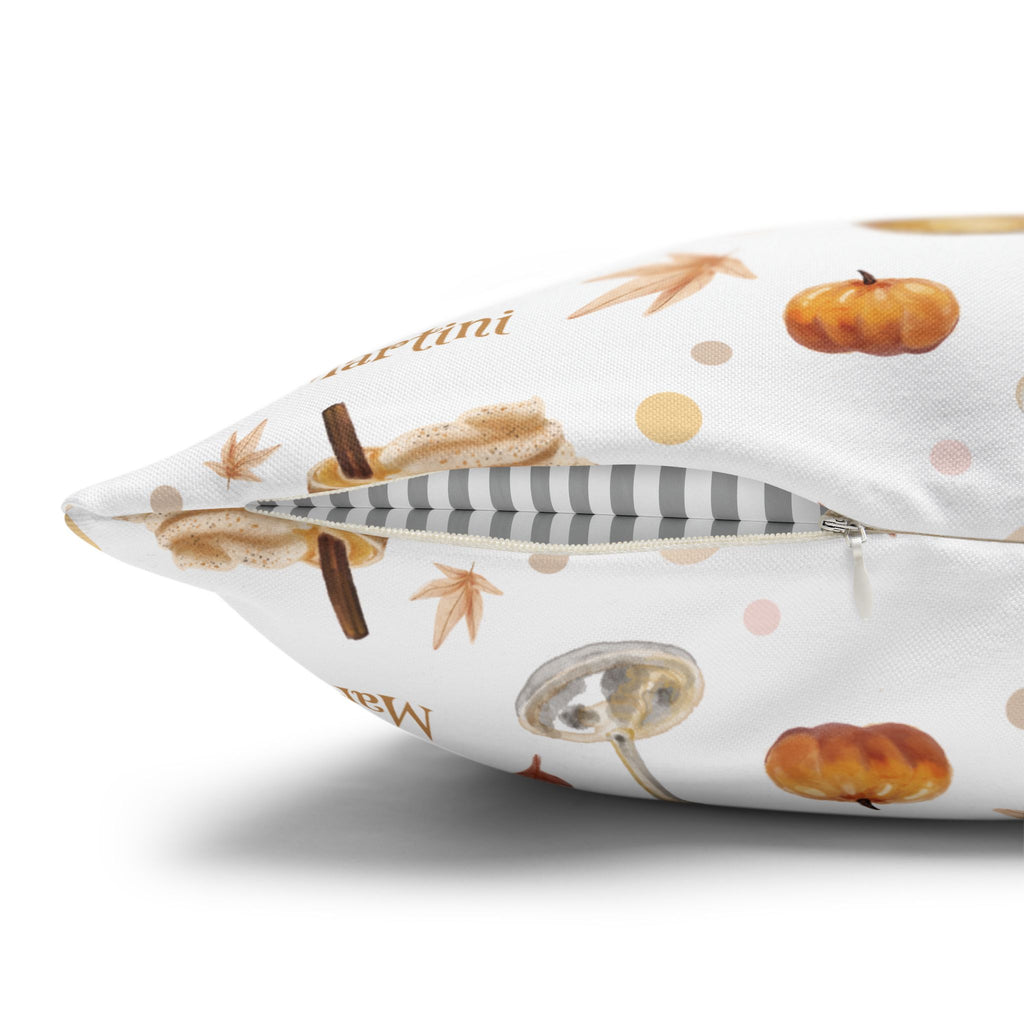 Pumpkin Spice Martini Pillowcase — White Pumpkin Collection Inspired Design
