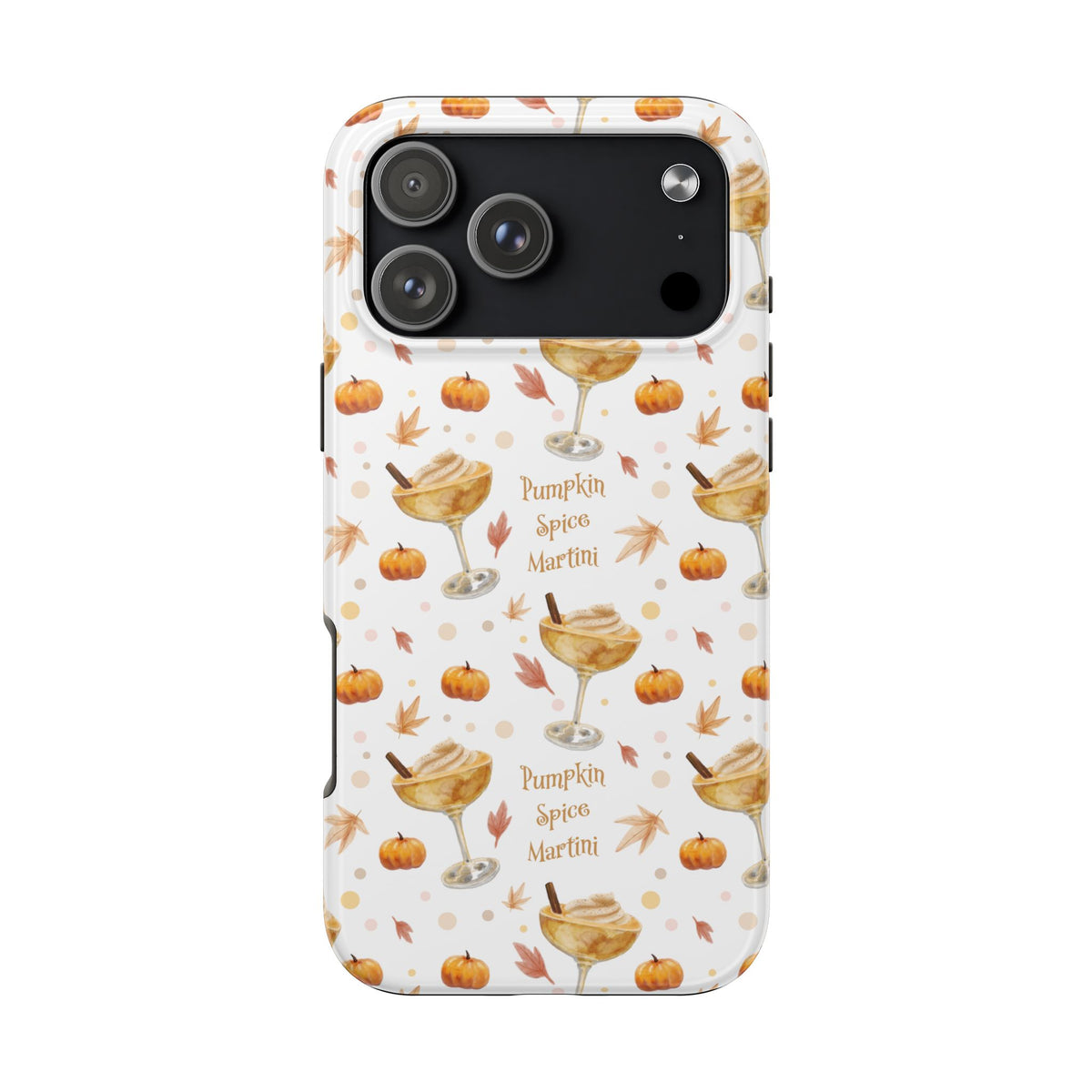 Pumpkin Spice Martini Tough Phone Case — White Pumpkin Collection Inspired Design