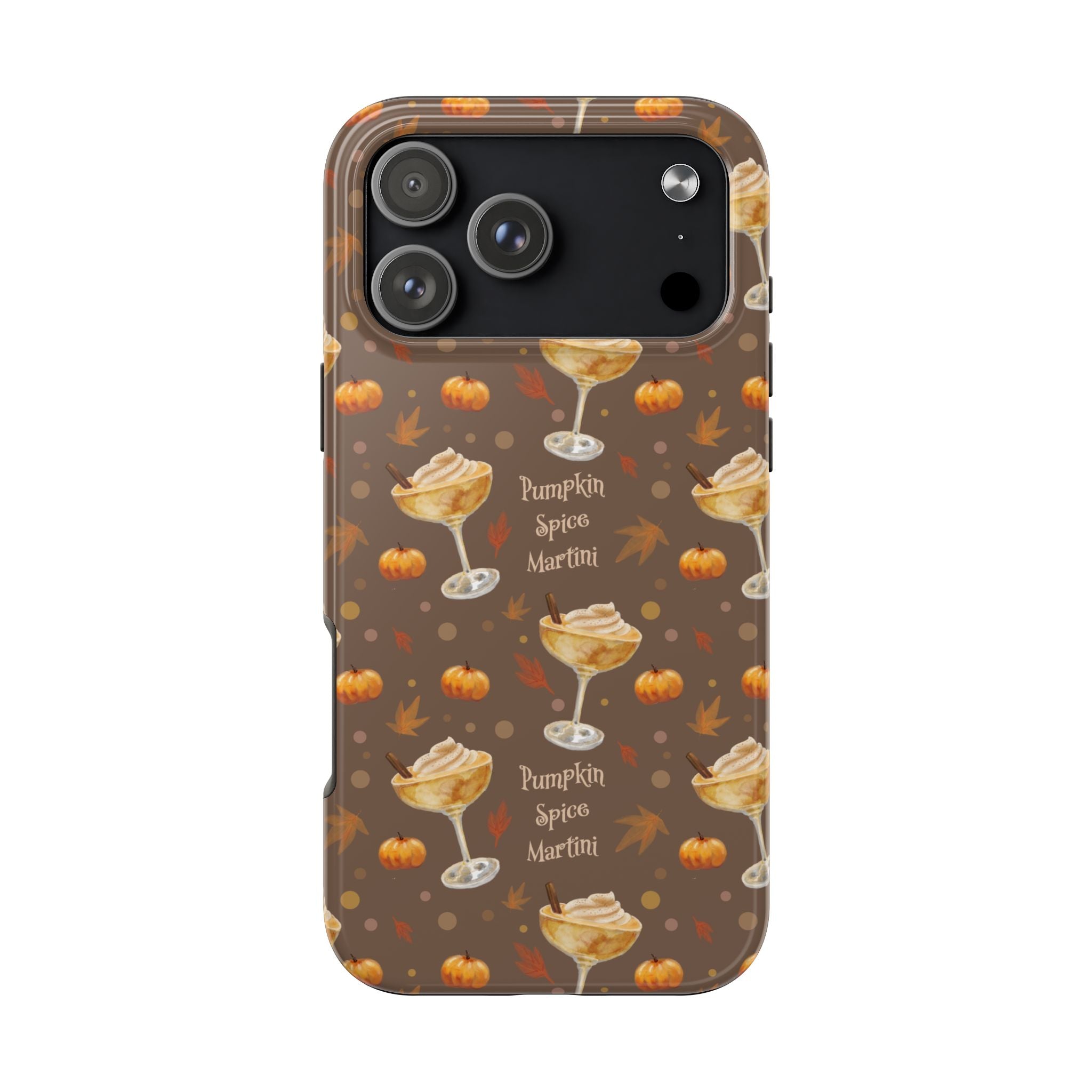Pumpkin Spice Martini Tough Phone Case — Brown Pumpkin Collection Inspired Design