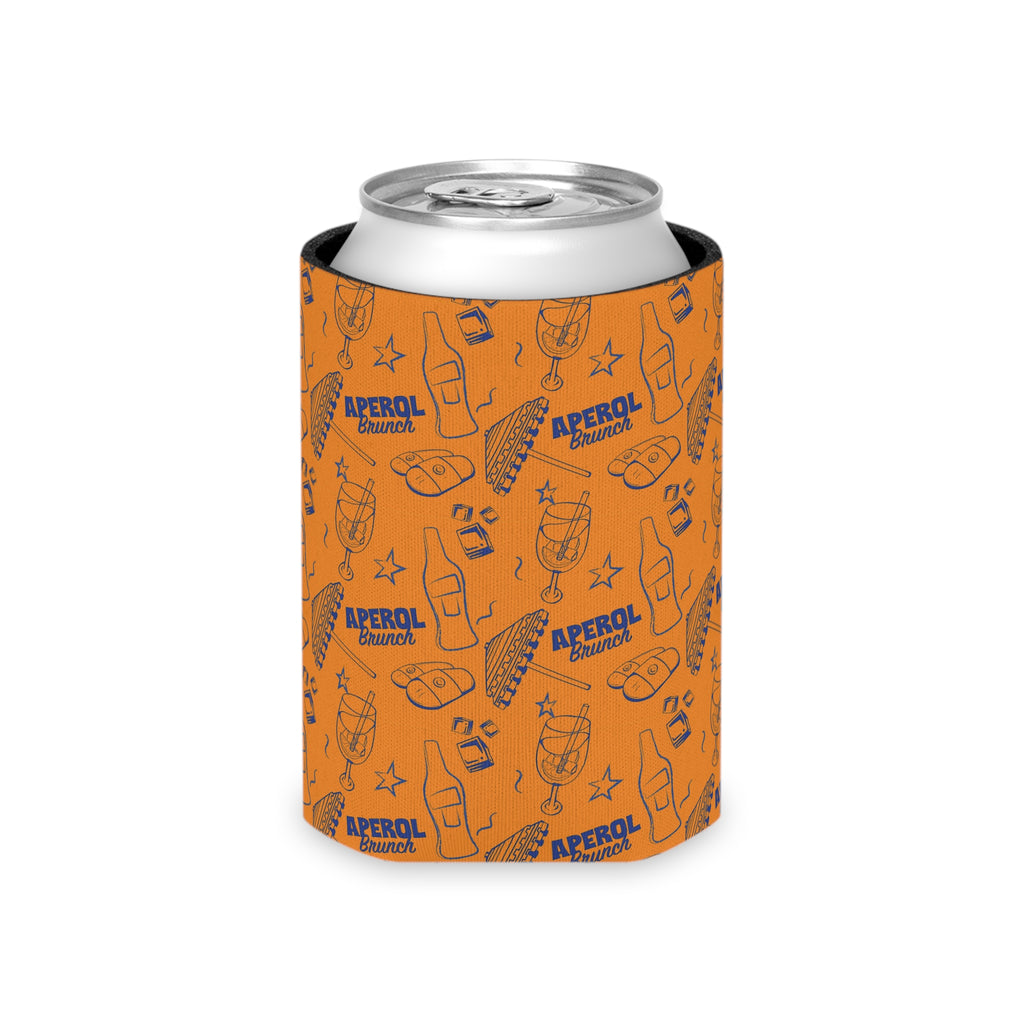 Aperol Brunch Can Cooler – Orange and Blue Aperol Inspired Design