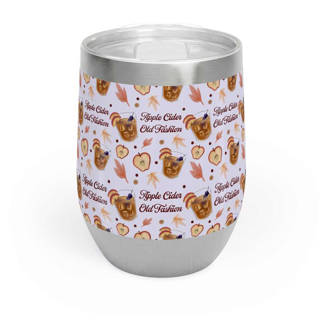 Apple Cider Old Fashioned Wine Tumbler — Light Violet Apple Cider Collection Inspired Design