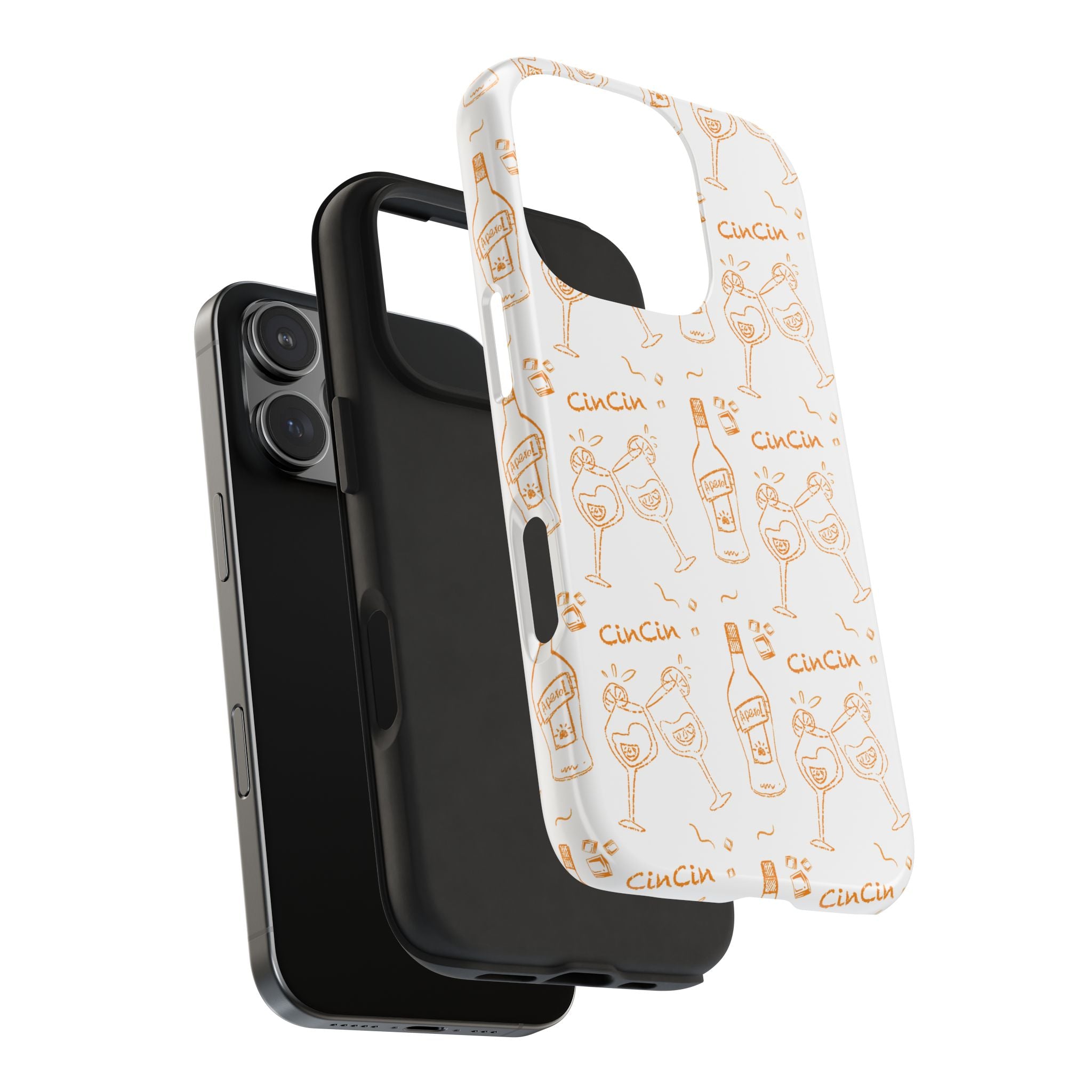 Cin Cin Spritz Tough Phone Case — White Cin Cin Brunch Collection Inspired Design
