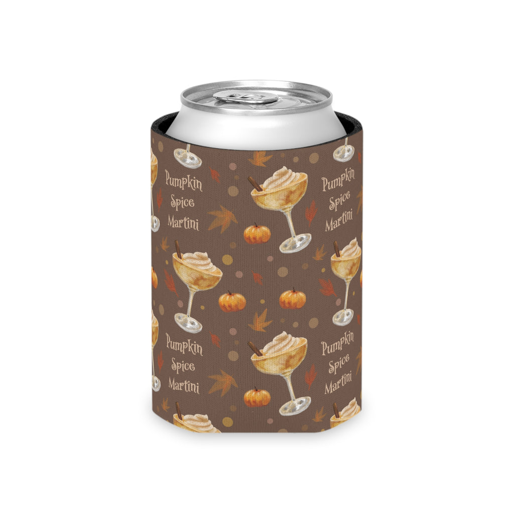 Pumpkin Spice Martini Can Cooler — Brown Pumpkin Collection Inspired Design
