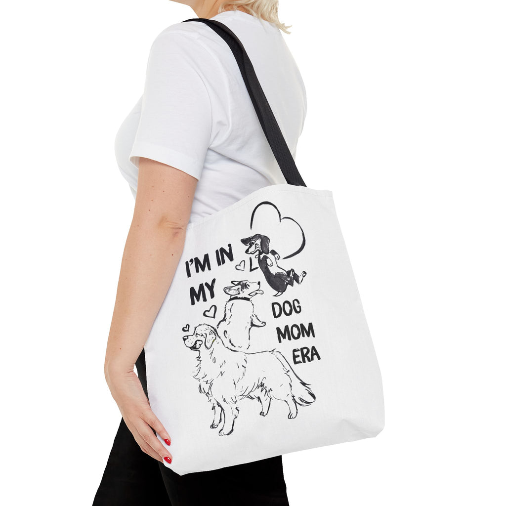 Dog Mom Era Tote Bag – Cute Puppy Tote for Dog Mom | Dog Lover Gift
