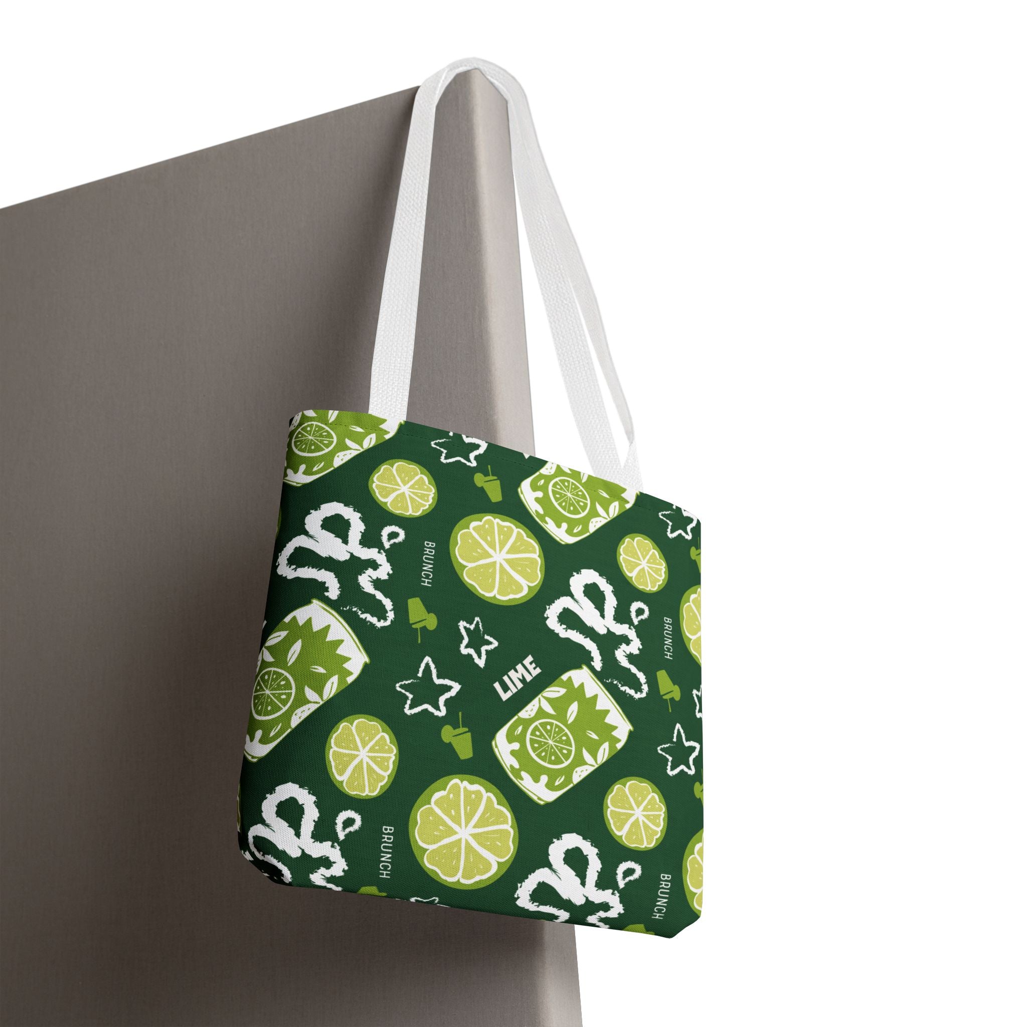 Lime Brunch Tote Bag – Aperol Inspired Market Tote