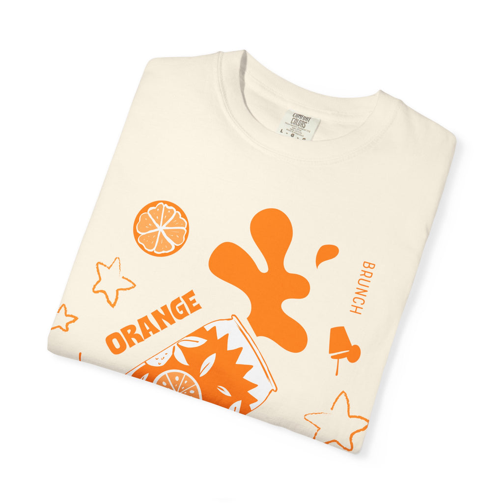 Orange Soda Splash Tee – Aperol Inspired Summer Shirt