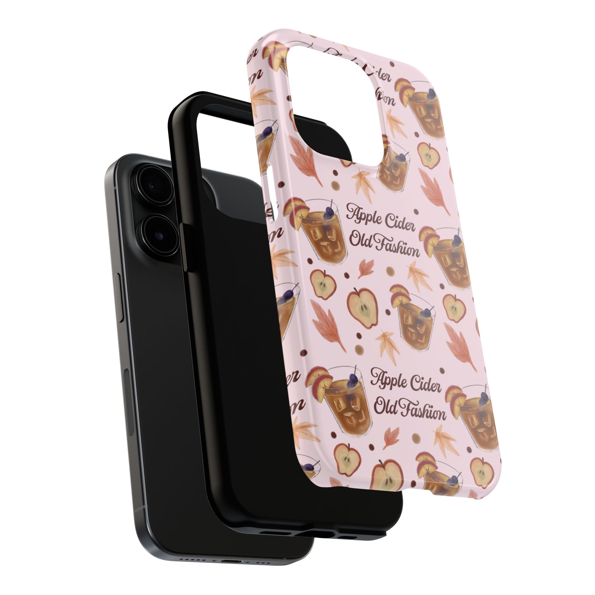 Apple Cider Old Fashioned Tough Phone Case – Light Pink Apple Cider Collection Inspired Design