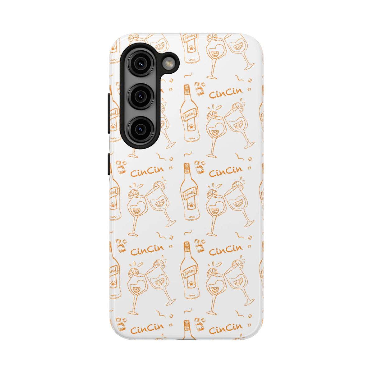Cin Cin Spritz Tough Phone Case — White Cin Cin Brunch Collection Inspired Design