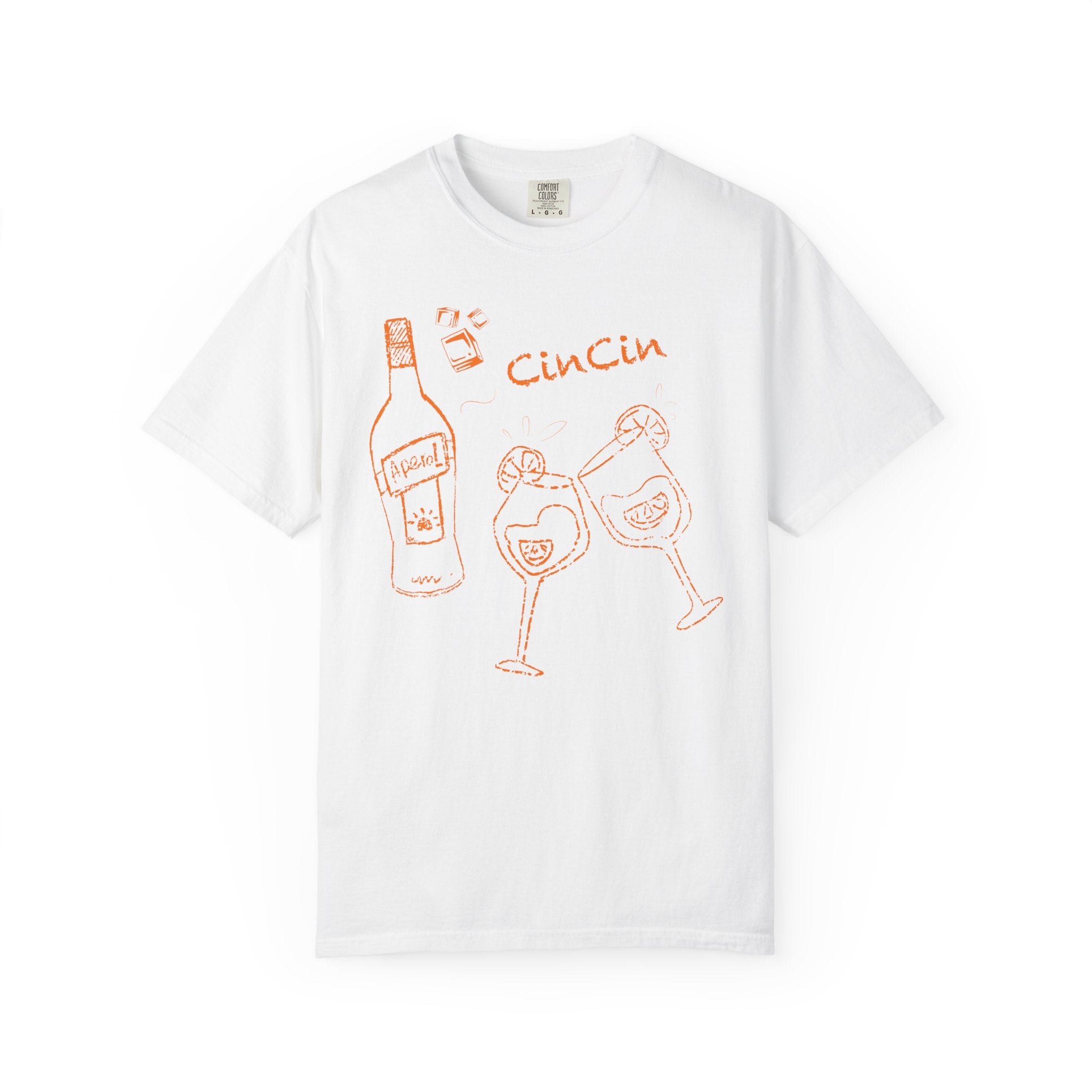 Cin Cin Aperol Shirt —  Summer Cocktail Party Tee