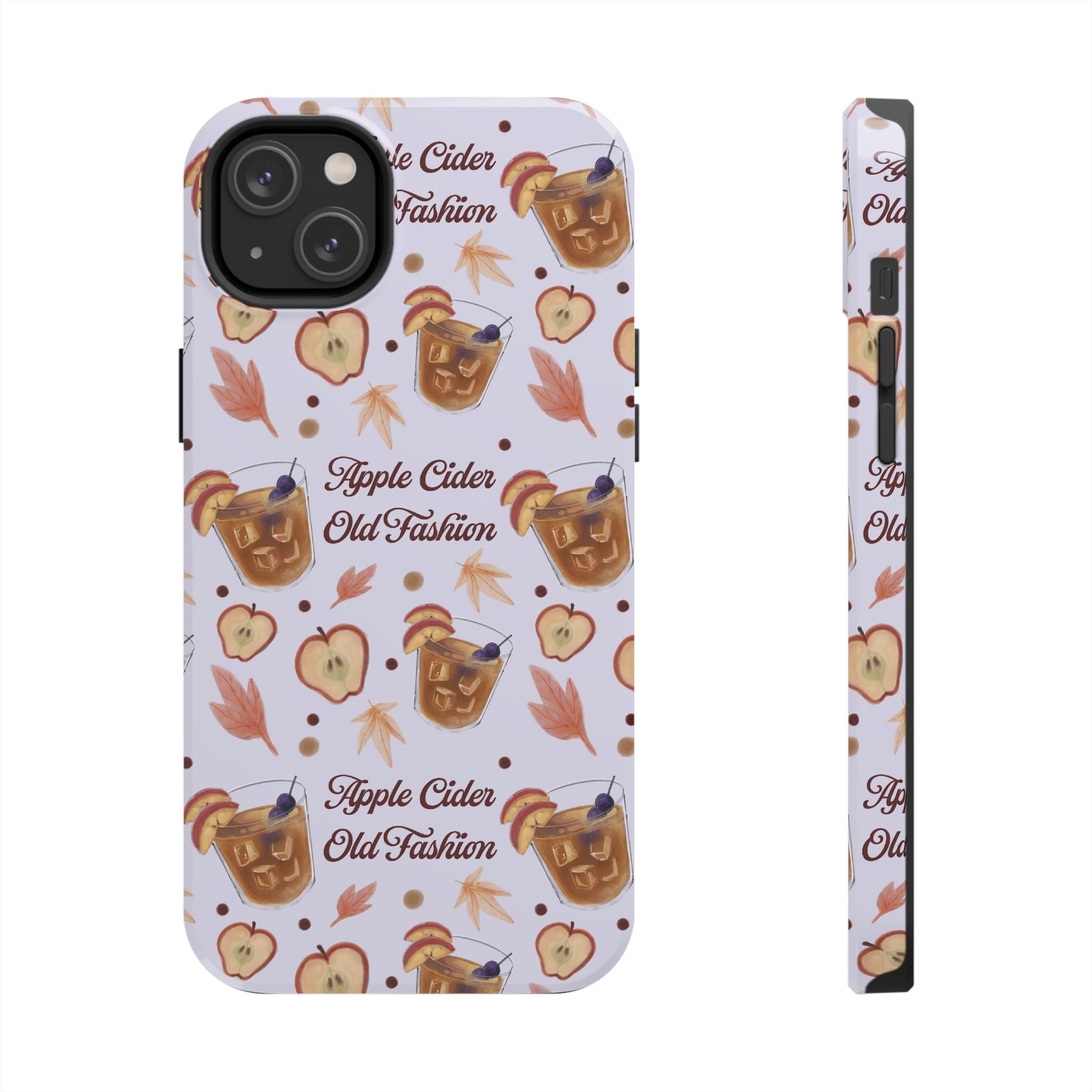 Apple Cider Old Fashioned Tough Phone Case – Light Violet Apple Cider Collection Inspired Design
