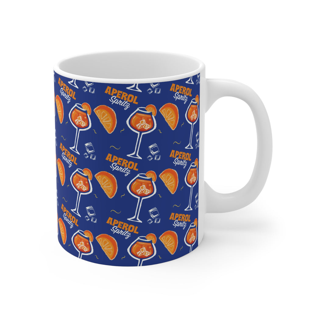 Aperol Spritz 11oz Coffee Mug — Blue Spritz Collection Inspired Design