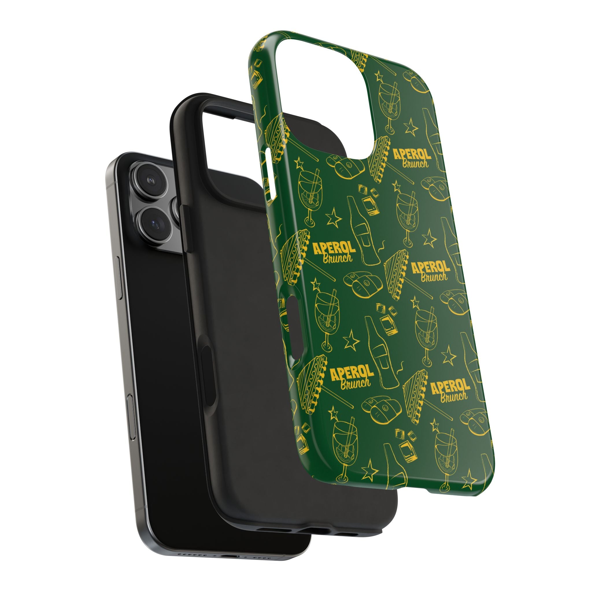 Aperol Brunch Tough Phone Case — Green Aperol Inspired Cover