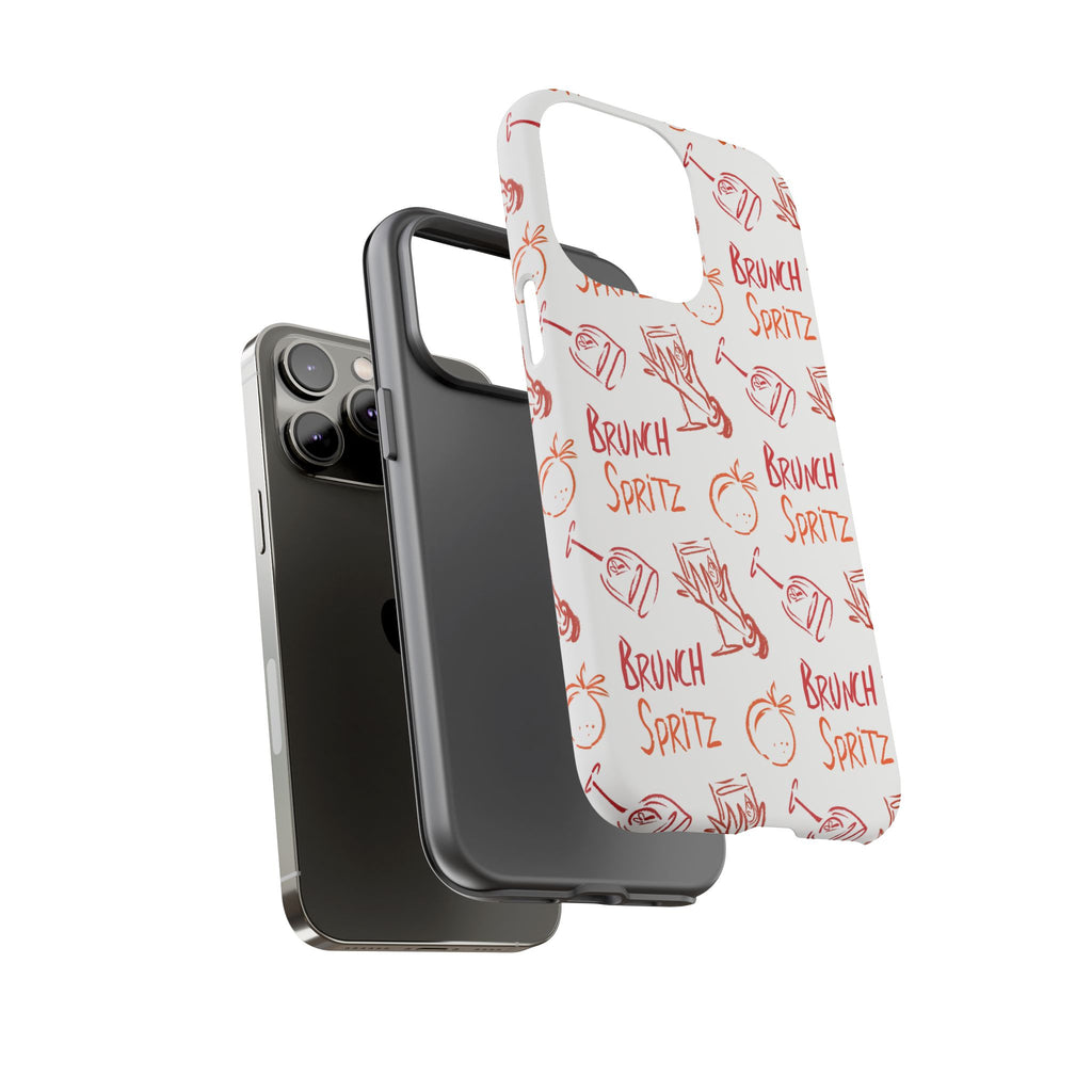 Brunch Spritz Phone Case — Red & Orange Aperol Inspired Design