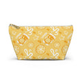 Leme Fruit Brunch Pouch w T-bottom — Yellow Aperol Inspired Design