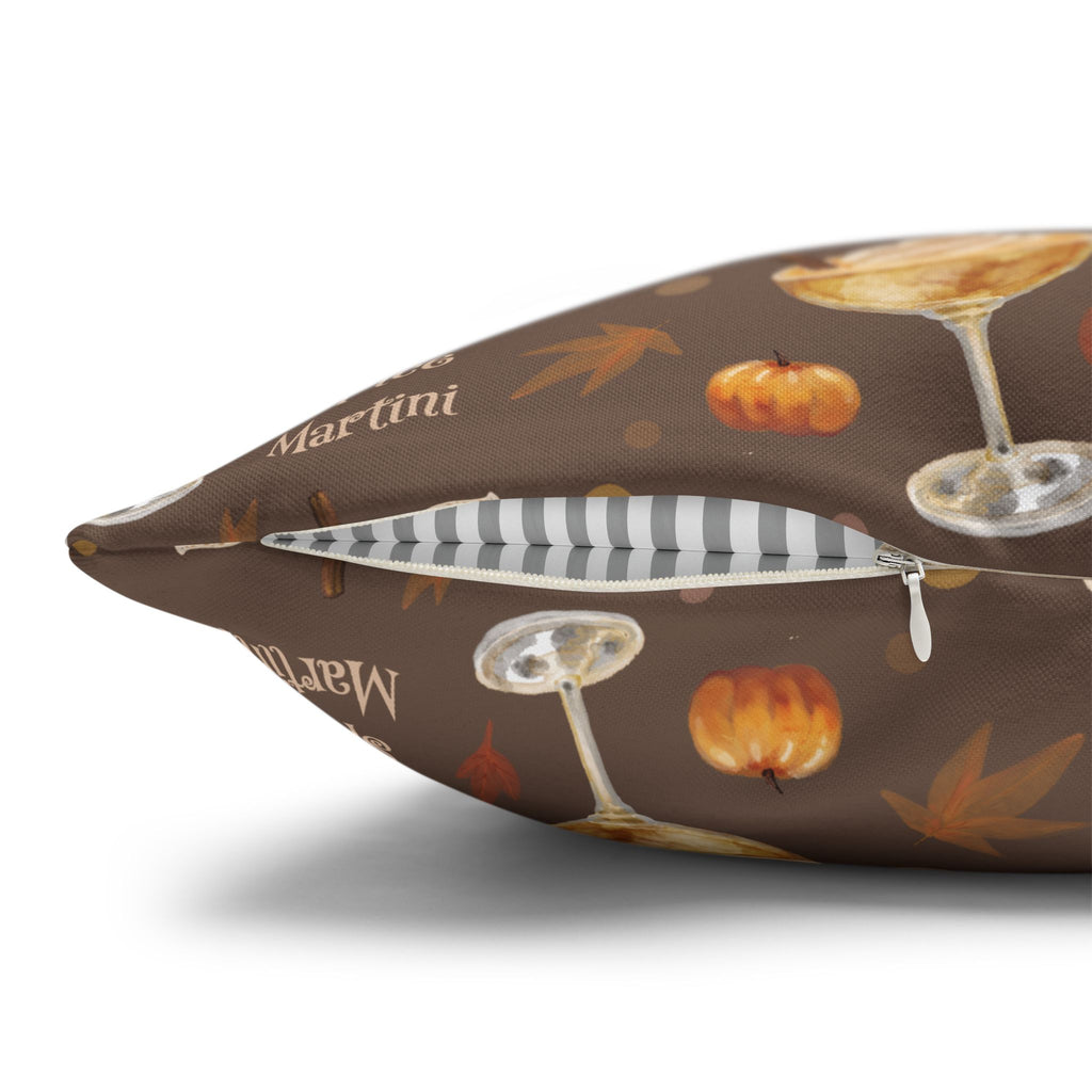 Pumpkin Spice Martini Pillowcase — Brown Pumpkin Collection Inspired Design