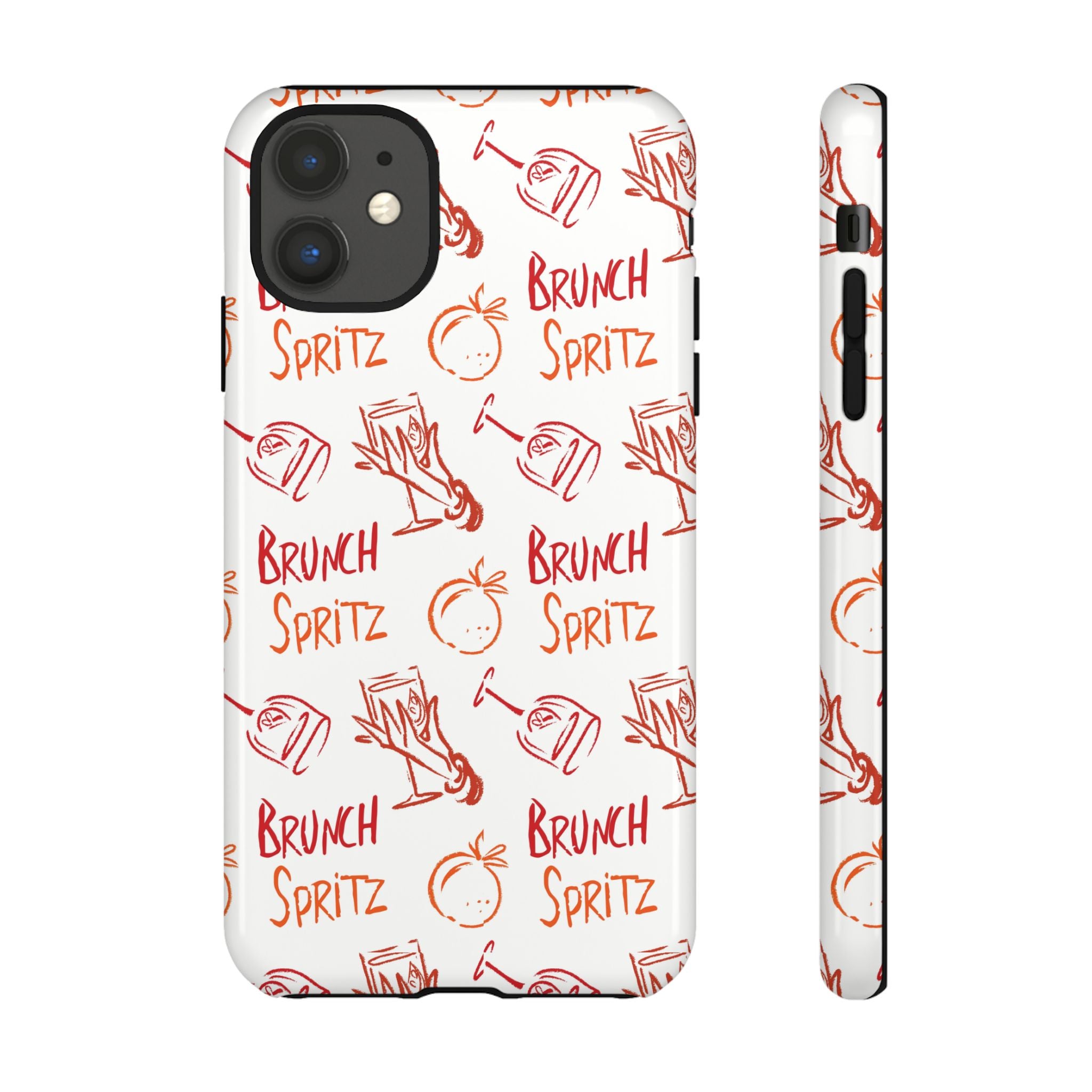 Brunch Spritz Phone Case — Red & Orange Aperol Inspired Design