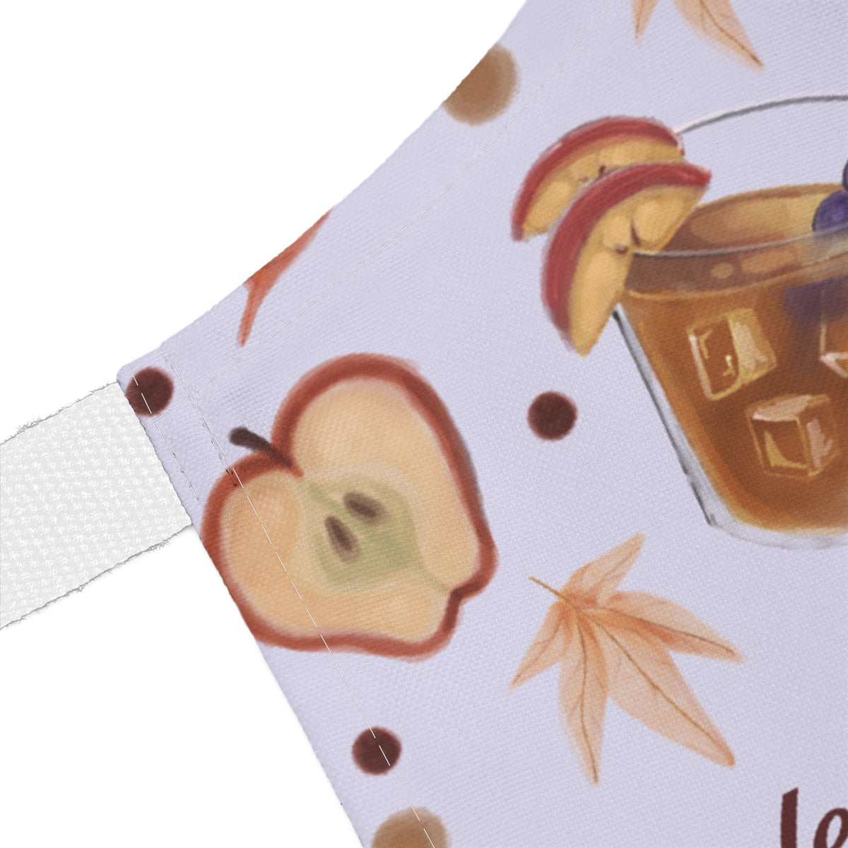 Apple Cider Old Fashioned Apron  — Light Violet Apple Cider Collection Inspired Design