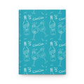 Cin Cin Hardcover Journal - Turquoise Aperol Inspired Design