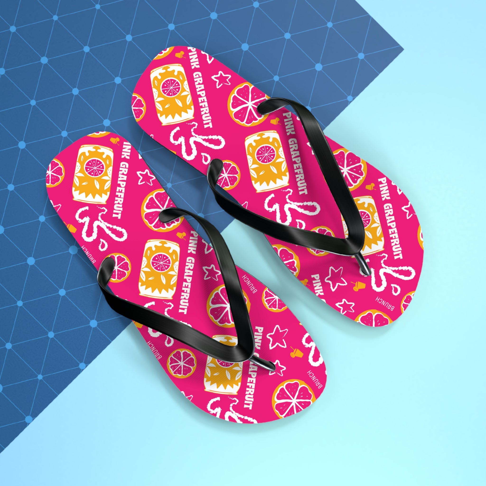Pink Grapefruit Fruit Flip Flops – Pink Grapefruit Collection Inspired Design