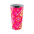 Pink Grapefruit Fruit Brunch 20oz Tumbler — Pink Aperol Inspired Design