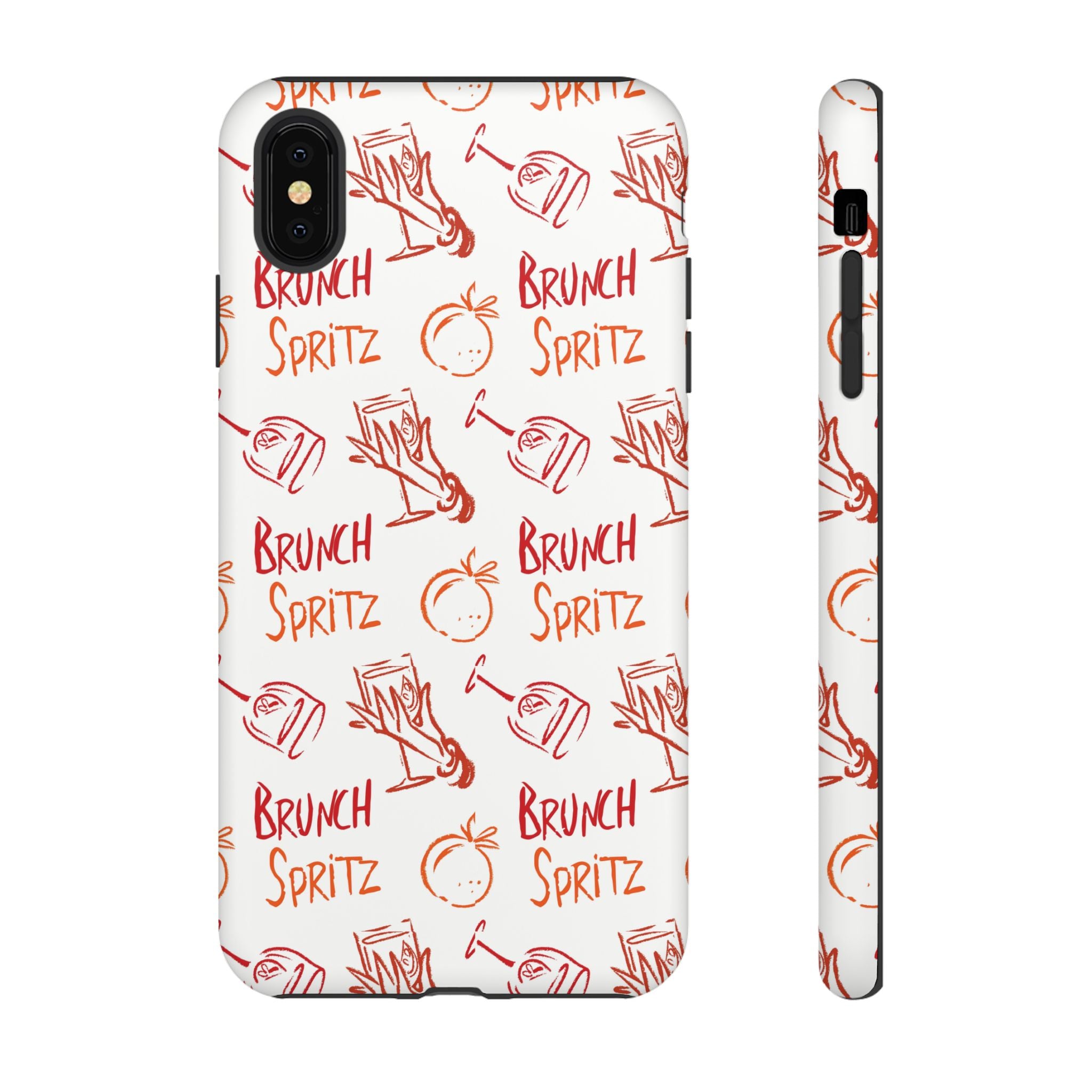 Brunch Spritz Phone Case — Red & Orange Aperol Inspired Design