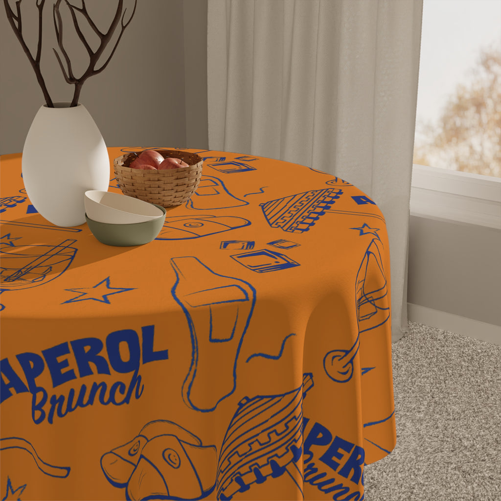 Aperol Brunch Collection Tablecloth — Orange Brunch Collection Inspired Design