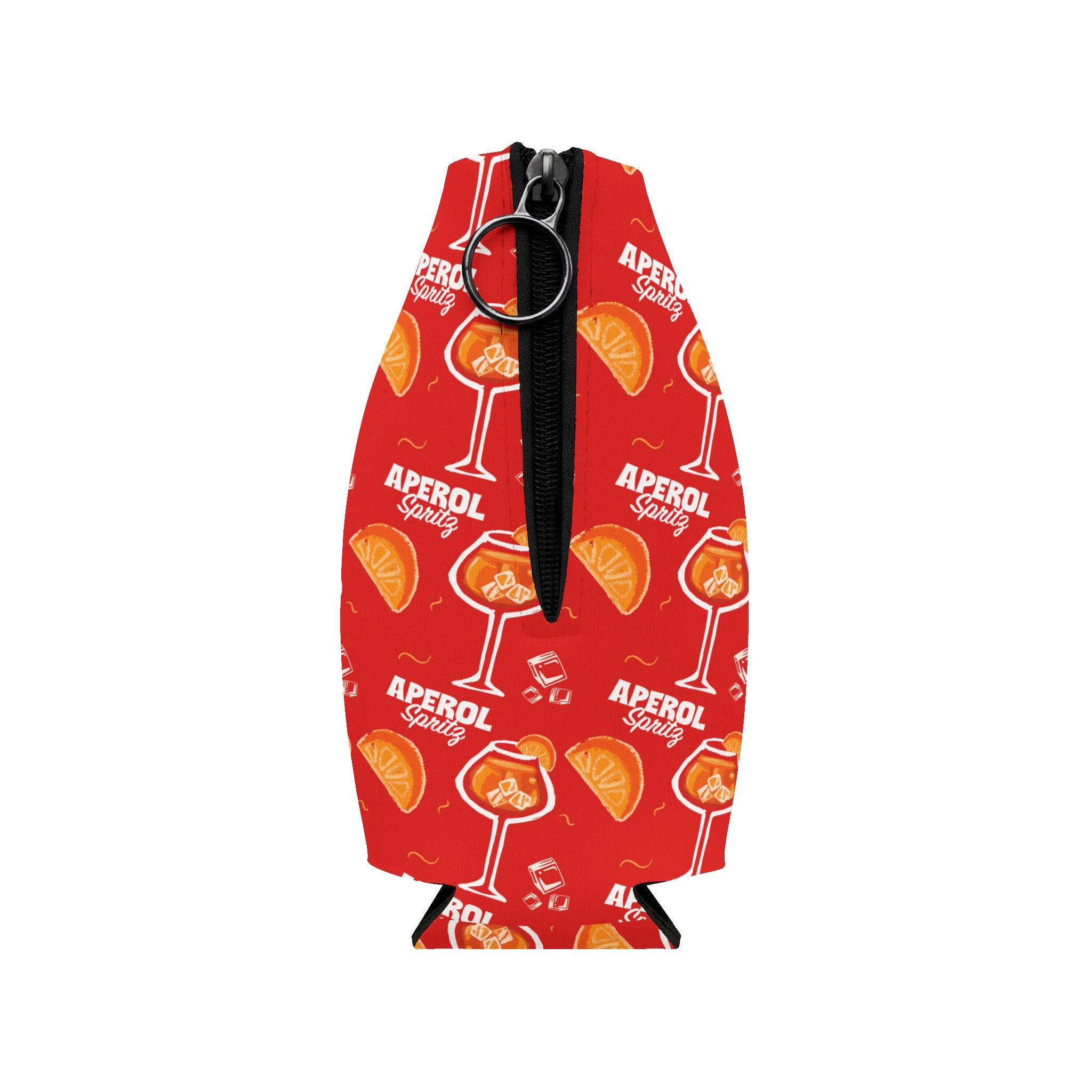 Aperol Spritz Zip-Up Bottle Cooler Sleeve — Aperol Red Collection Inspired Design