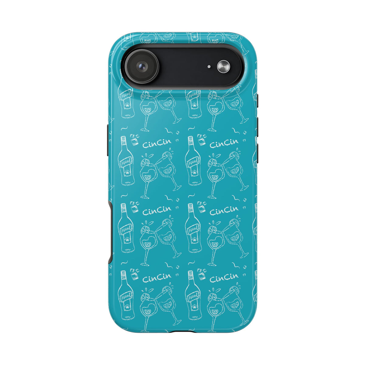 Cin Cin Spritz Tough Phone Case — Turquoise CinCin Brunch Collection Inspired Design