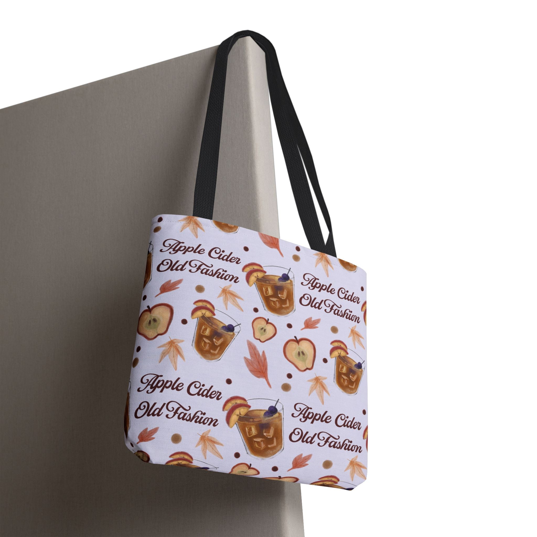 Apple Cider Old Fashioned Tote Bag — Light Violet Apple Cider Collection Inspired Design