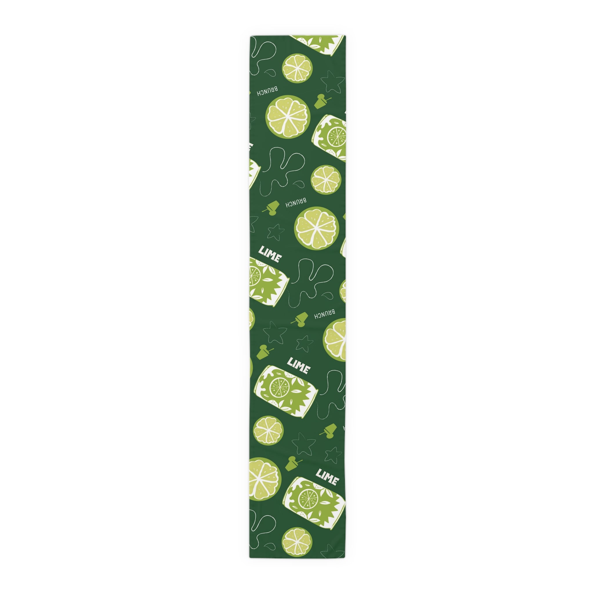 Lime Brunch Table Runner – Citrus Summer Table Decor