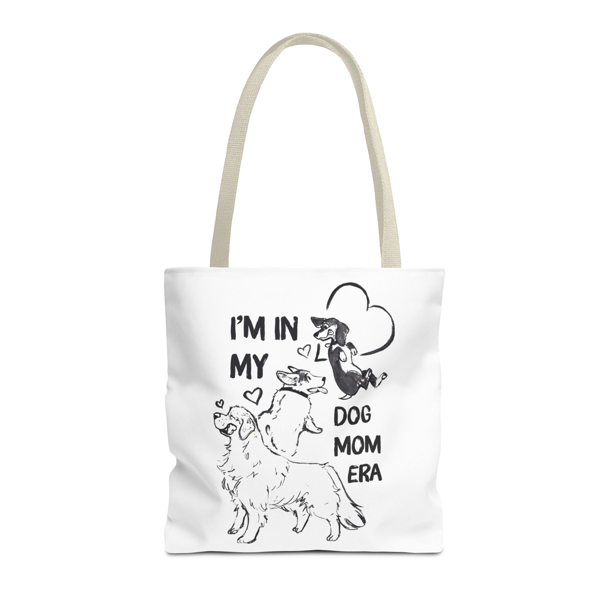 Dog Mom Era Tote Bag – Cute Puppy Tote for Dog Mom | Dog Lover Gift