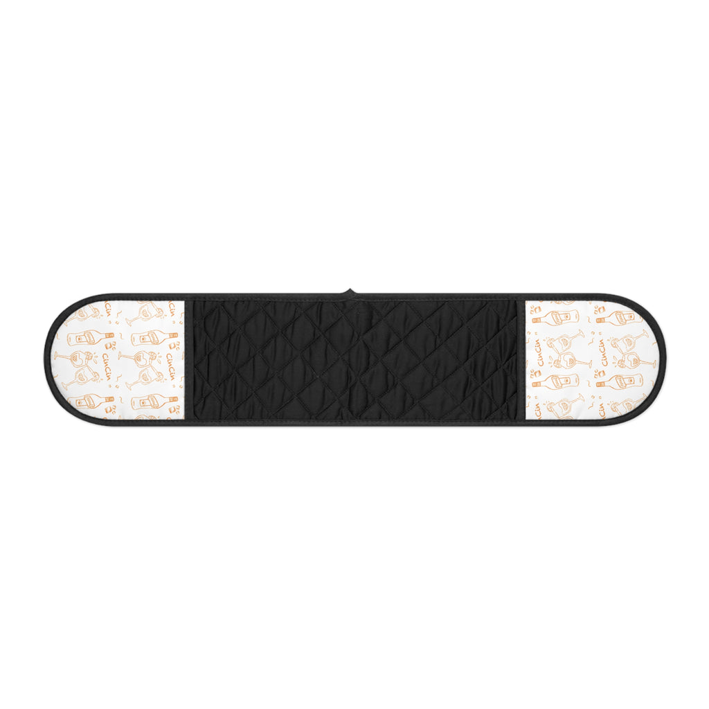 Cin Cin Double Oven Mitts - White Cin Cin Brunch Inspired Design