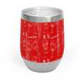 Cin Cin Cocktail Wine Tumbler — Red Aperol Inspired Design