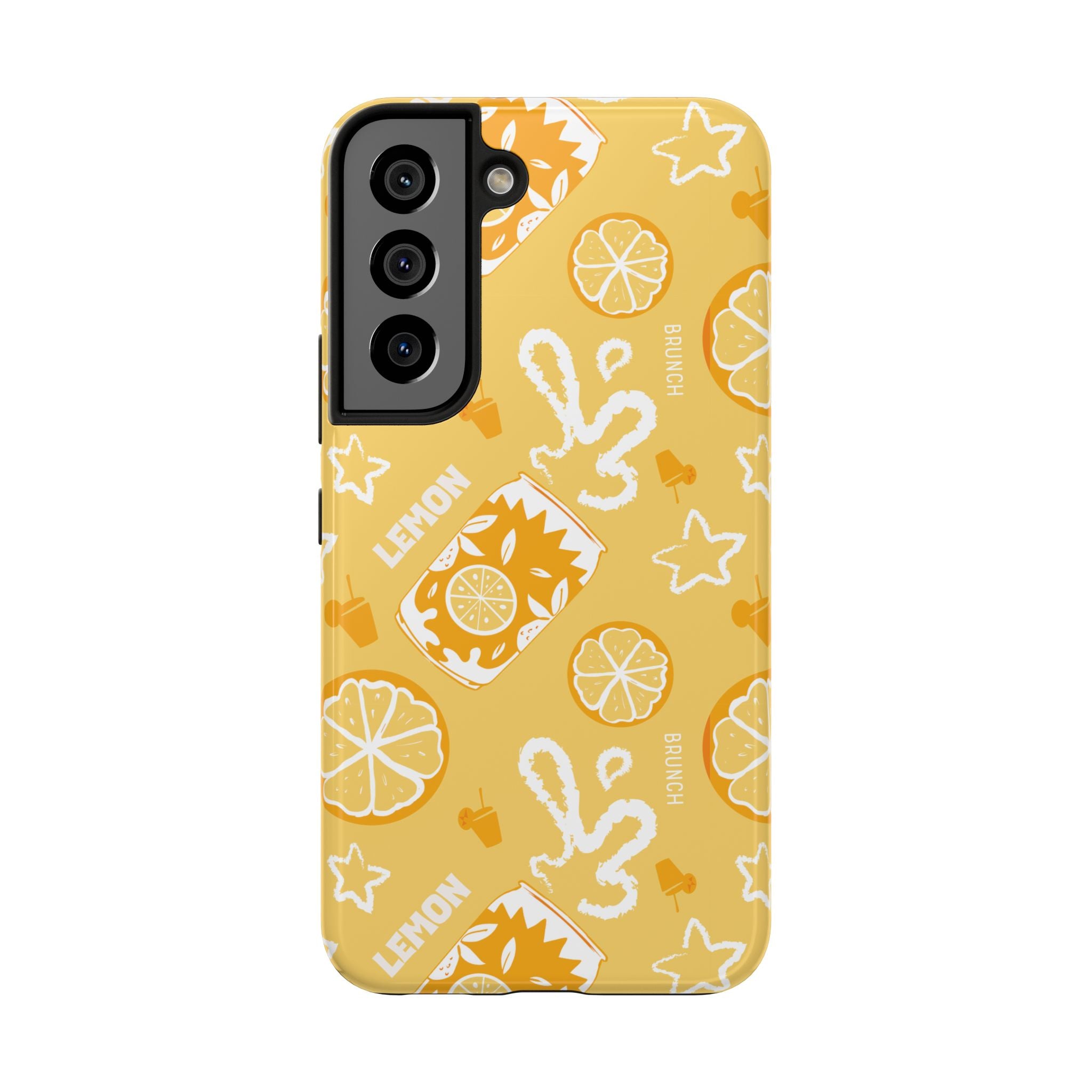 Lemon Brunch Tough Phone Case — Citrus Summer Pattern