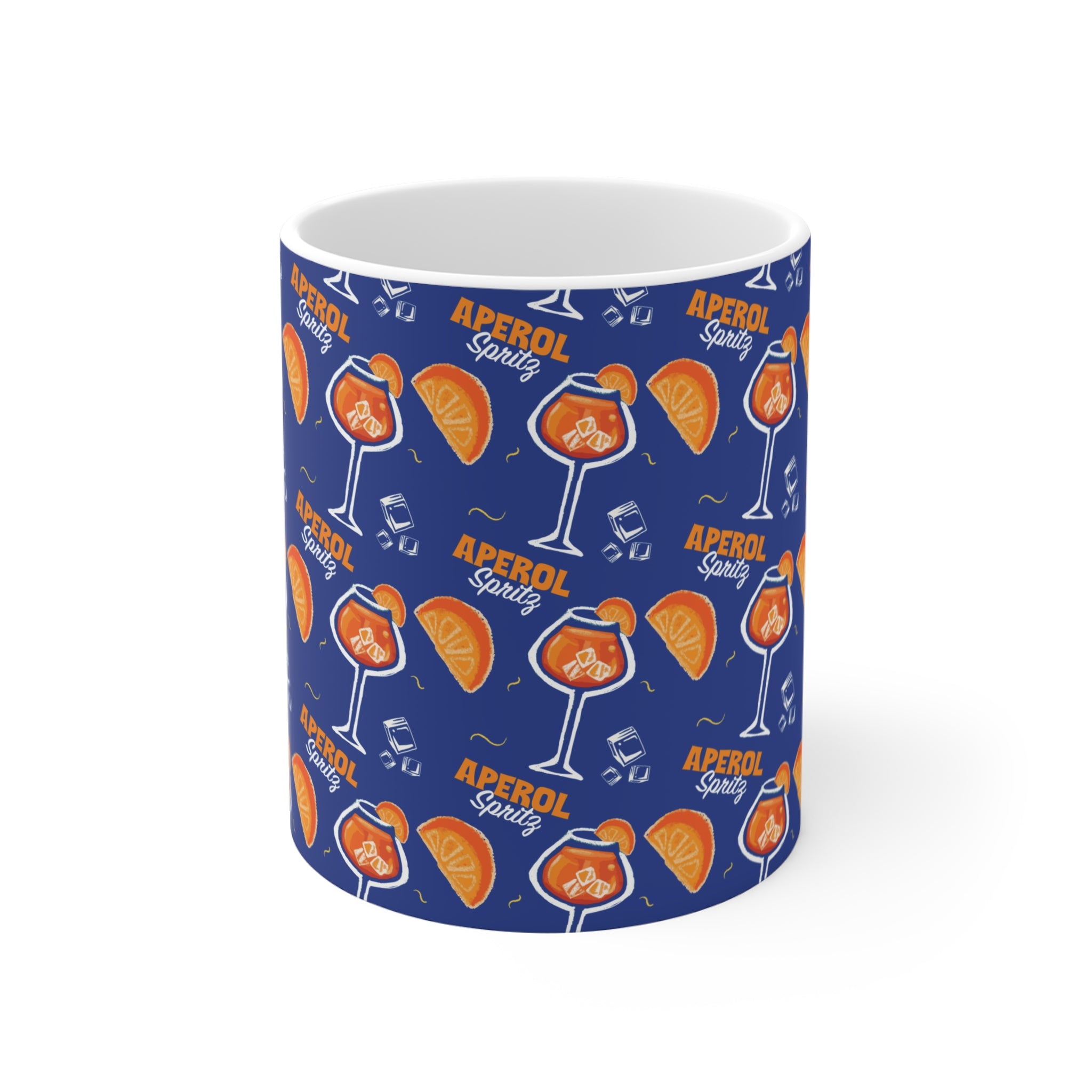 Aperol Spritz 11oz Coffee Mug — Blue Spritz Collection Inspired Design