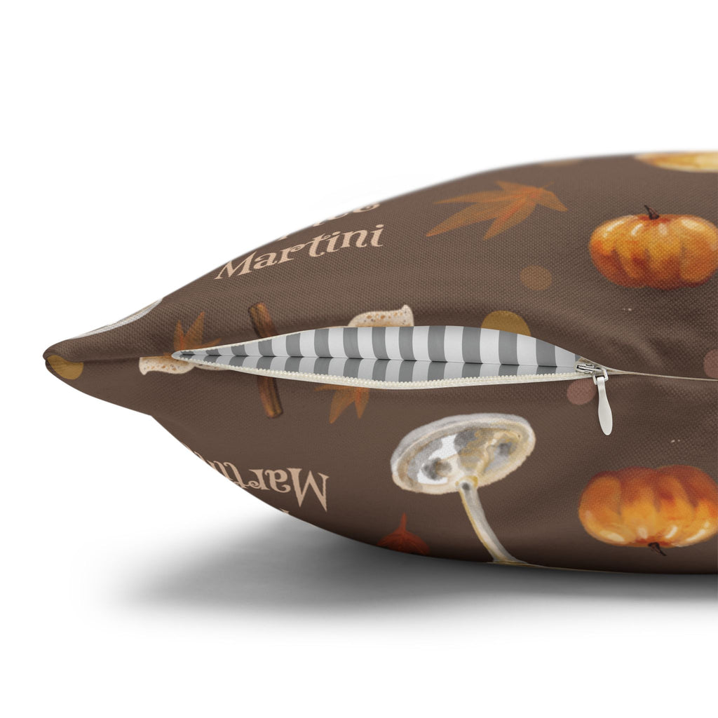 Pumpkin Spice Martini Pillowcase — Brown Pumpkin Collection Inspired Design