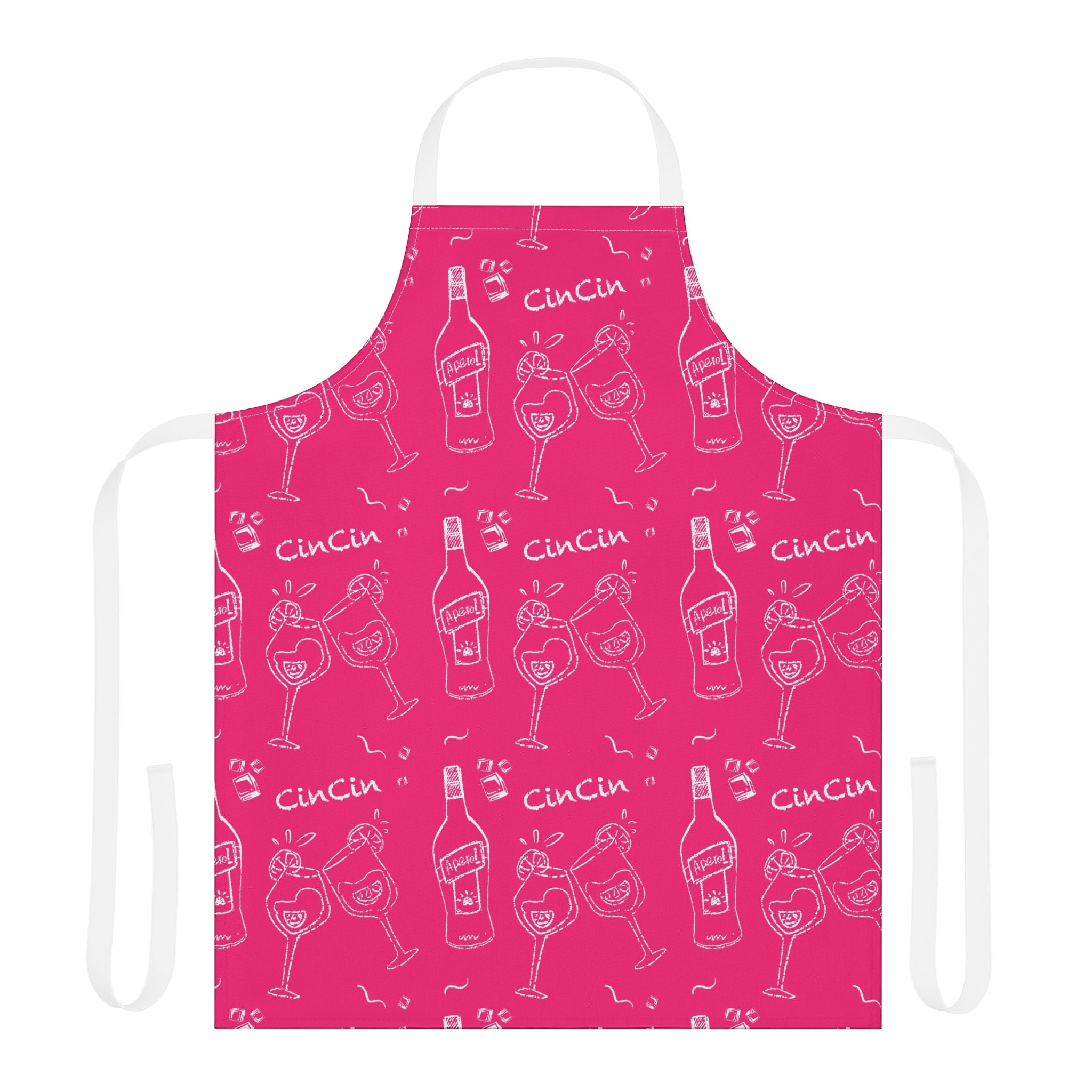 Cin Cin Apron — Pink Cin Cin Collection Inspired Design