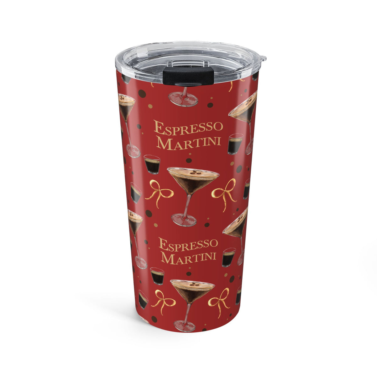 Espresso Martini 20oz Tumbler – Red Espresso Collection Inspired Design