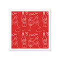 Cin Cin Cocktail Napkins (Pack of 50) – Red Aperol Party Napkins, Cocktail Beverage Napkins, Summer Entertaining Decor, Hostess Gift