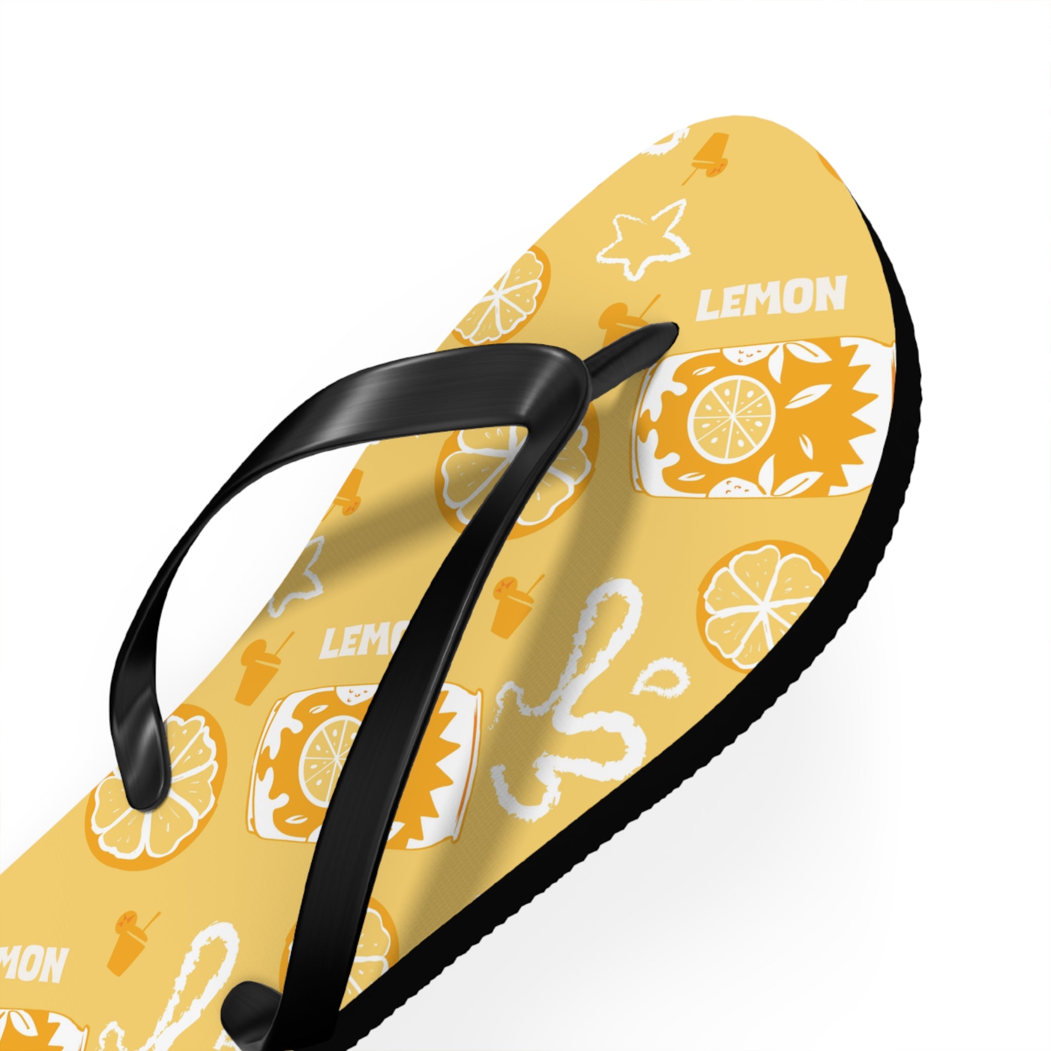 Lemon Fruit Flip Flops – Lemon Brunch Inspired Design