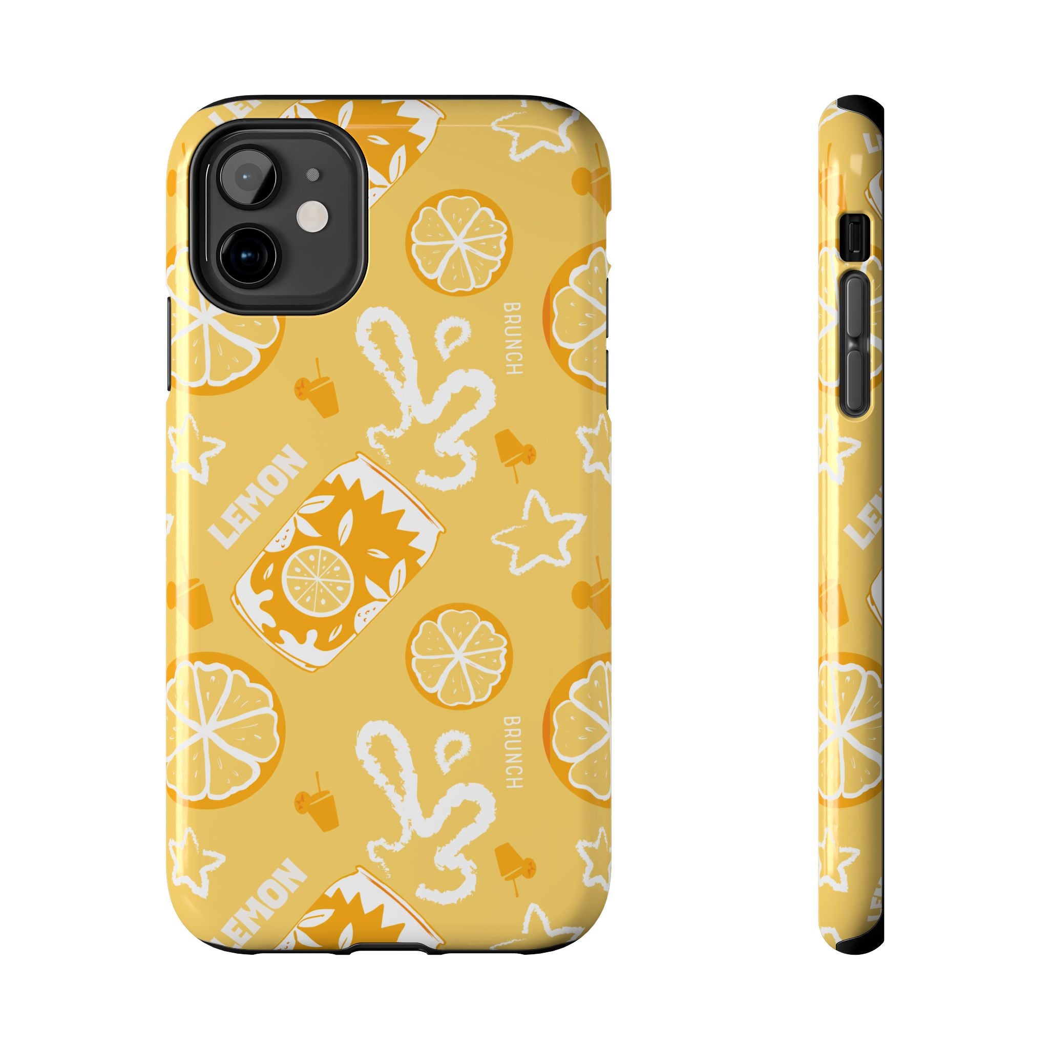 Lemon Brunch Tough Phone Case — Citrus Summer Pattern