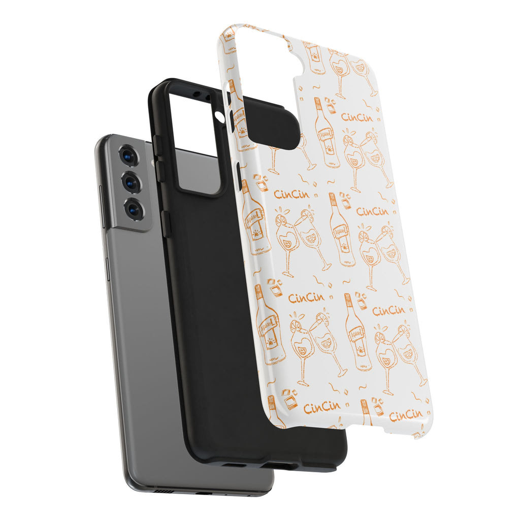 Cin Cin Spritz Tough Phone Case — White Cin Cin Brunch Collection Inspired Design