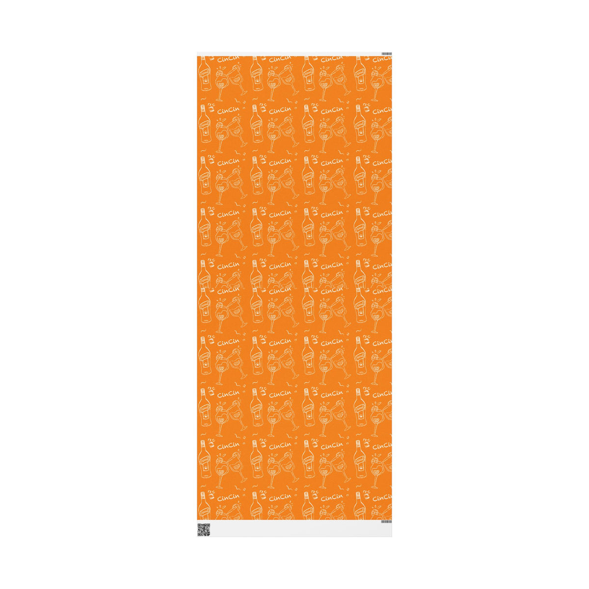 Cin Cin Peel Wrapping Paper Roll — Orange Cin Cin Collection Inspired Design